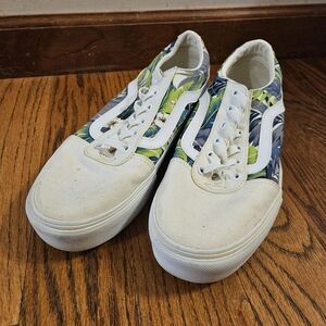 Tropical Print Women Shoes